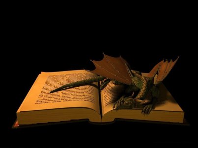 dragon-on-book